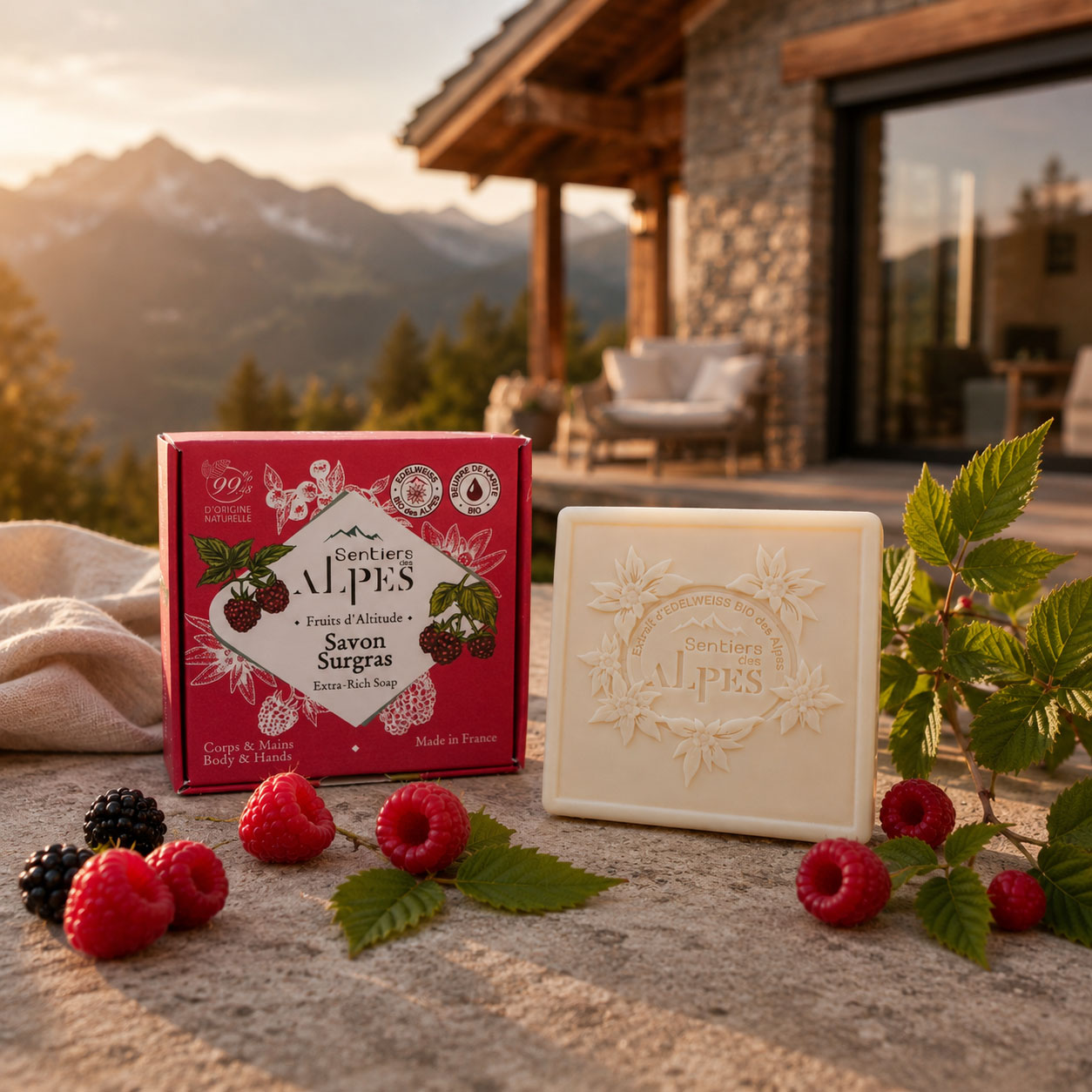 Le territoire des Alpes dans votre salle de bain - Sentiers des Alpes