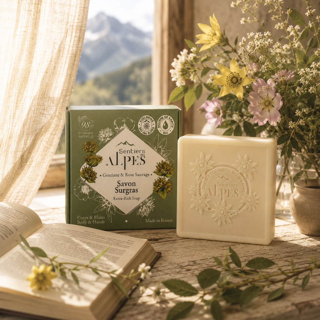 Le territoire des Alpes dans votre salle de bain - Sentiers des Alpes