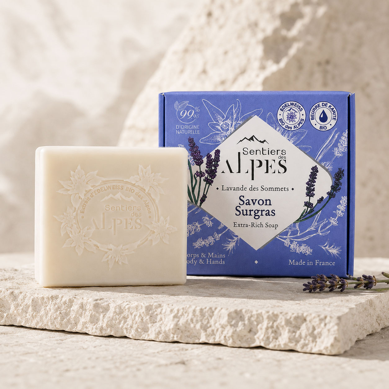 Le territoire des Alpes dans votre salle de bain - Sentiers des Alpes