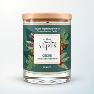 Bougie parfumée Cèdre