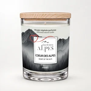 Bougie parfumée Cœur des Alpes