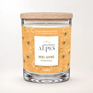 Bougie parfumée Miel givré